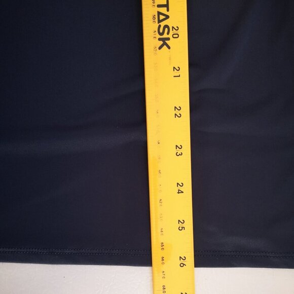 Under Armour Heat Gear Ladies Size Large Navy & White Short Sleeve T-shirt - Picture 10 of 10